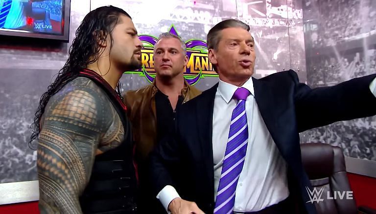 Roman Reigns and Vince McMahon