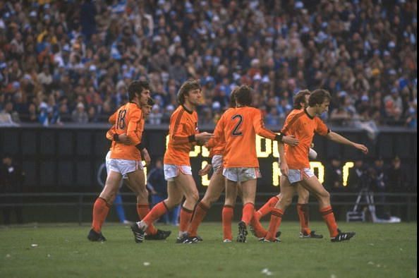 General view of dutch players