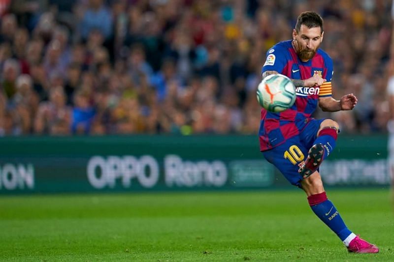 Messi scores for a record-15th consecutive season in the Spanish top-flight