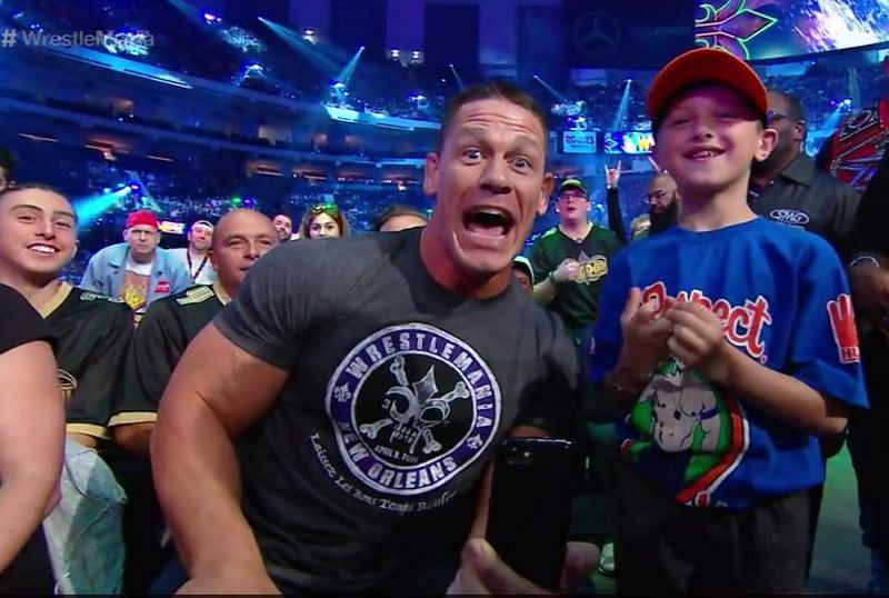 Cena and fans john John Cena