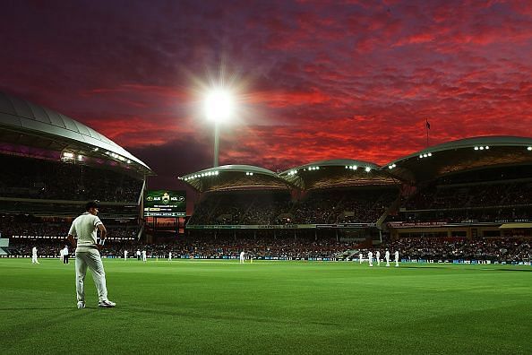 Australia and New Zealand played out the first ever day/night test at Adelaide in 2015