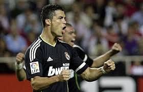 Ronaldo scored his second Liga quadruple against Sevilla