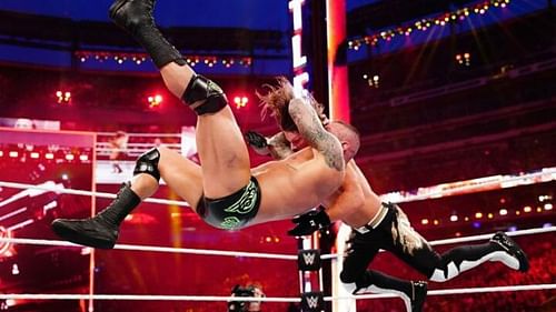 Randy Orton often wins matches with the RKO