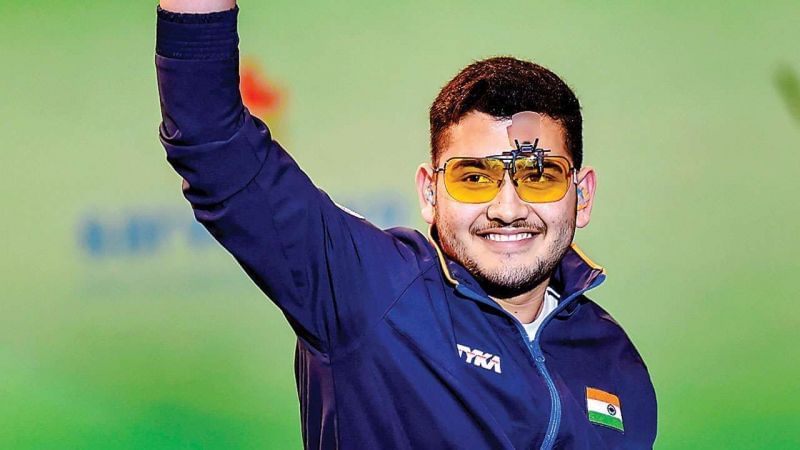 Anish Bhanwala was one of the medalists for India in shooting