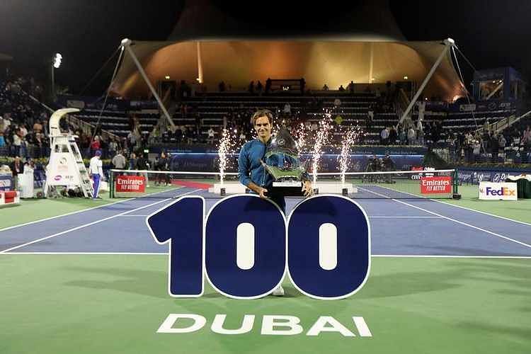 Federer lifted his 100th career single&#039;s title at 2019 Dubai