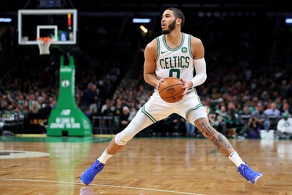 Jayson Tatum has stepped up for the Celtics following the departure of Kyrie Irving