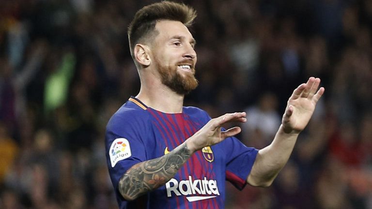 Messi takes the plaudits after scoring 4 against Eibar in a Liga game