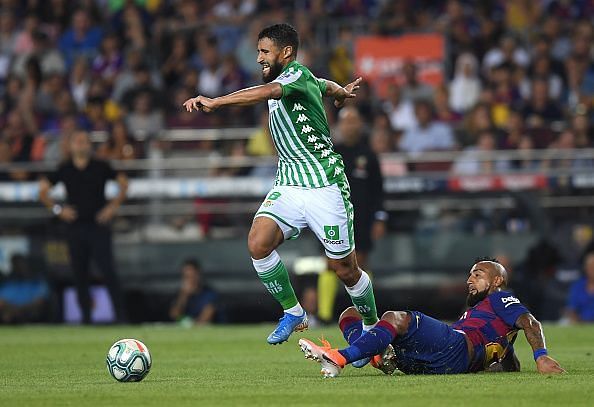 Nabil Fekir in action for Real Betis