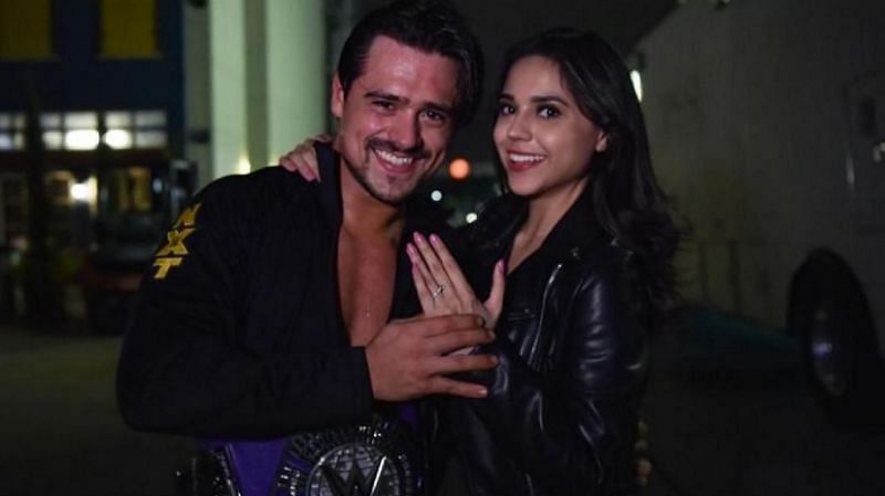 Garza proposed to his girlfriend Zaide this week on NXT