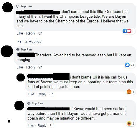 Fans piling on the pressure (via facebook.com)