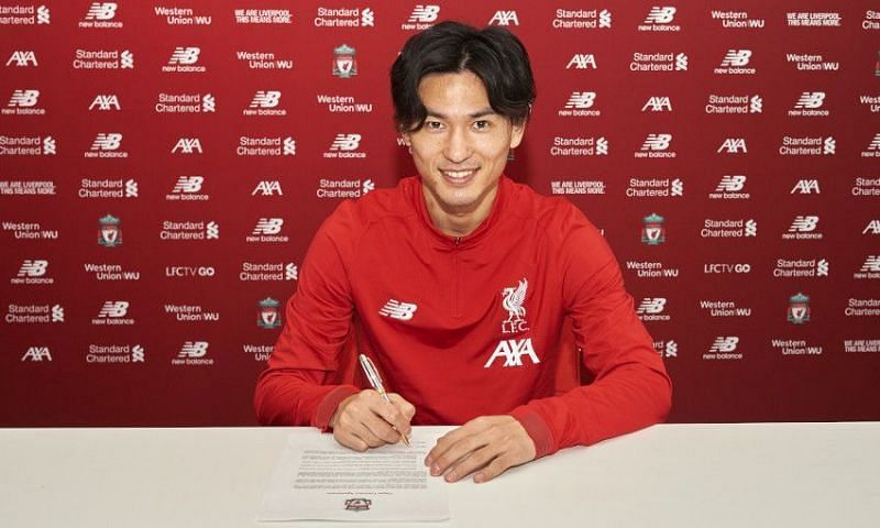 Takumi Minamino has signed a five-year deal with Liverpool