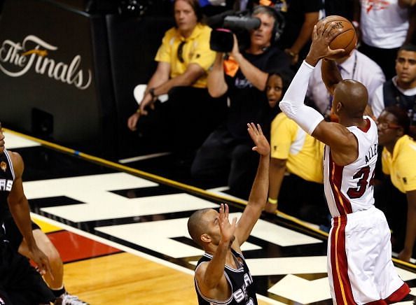Ray Allen&#039;s game-tying shot against the Spurs in 2013 is among the most memorable of the past decade