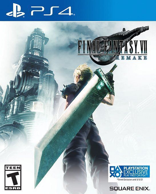 The official cover art of Final Fantasy VII Remake