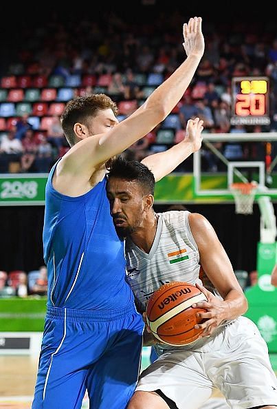 Nowhere to go: Amjyot Singh in action during the 2018 Commonwealth Games.