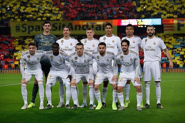 The Real Madrid team