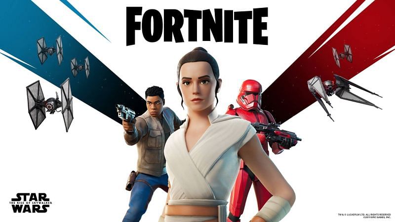 Fornite x StarWars Promotional banner.