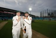 Peter Siddle (L) enjoyed plenty of success against England in the Ashes