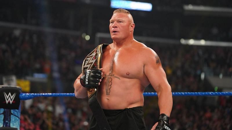 Lesnar defeated Kofi Kingston within seconds to win the WWE Championship