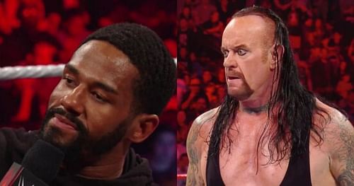 Fred Rosser and The Undertaker.