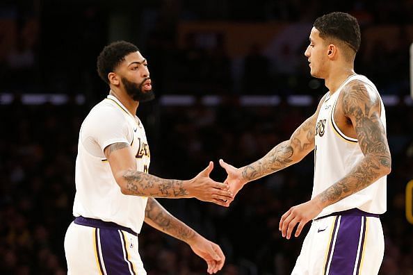 Kyle Kuzma is listed as day-to-day due to a left ankle issue.
