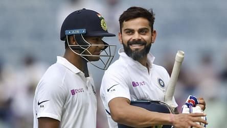 Kohli and Agarwal contributed heavily to India&#039;s dominance in 2019