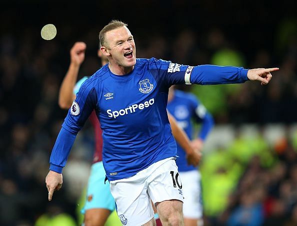 Wayne Rooney made an emotional return to Everton in 2017