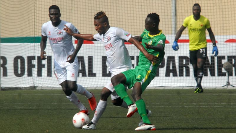 Israel Abia in action for Sunshine Stars