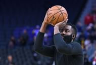 James Harden is playing his typical game.