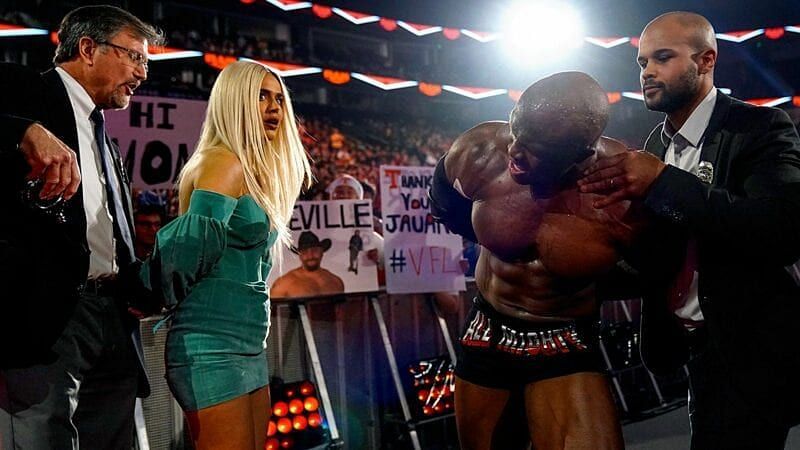 Lana and Lashley get arrested