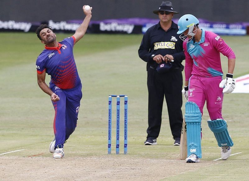 Wahab Riaz picked up two crucial wickets tonight for the Cape Town Blitz.