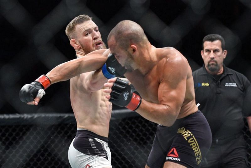 Conor McGregor knocked out Eddie Alvarez in the main event of the UFC&#039;s first show in New York