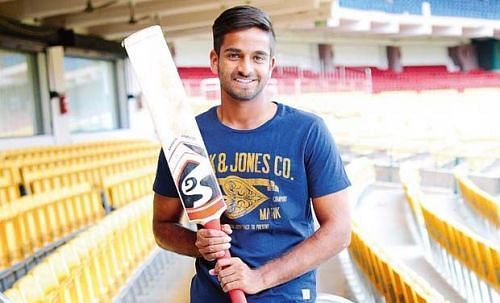 R Samarth plays for Karnataka in the domestic circuit