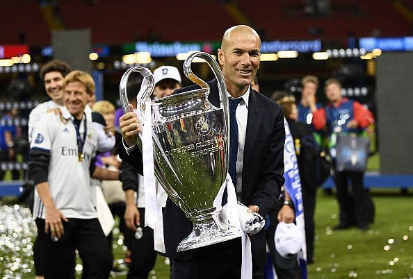 Zidane is the only manager in the modern era to do a 3peat of the Champions League title