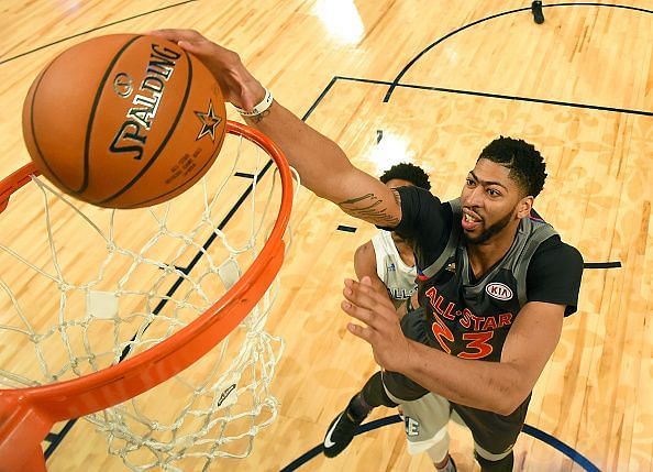 Anthony Davis broke the All-Star Game scoring record in 2017