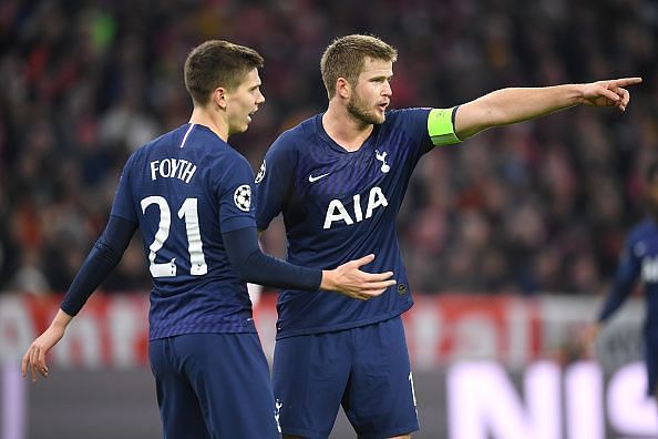 Tottenham&#039;s Eric Dier struggled to get a foothold in tonight&#039;s game