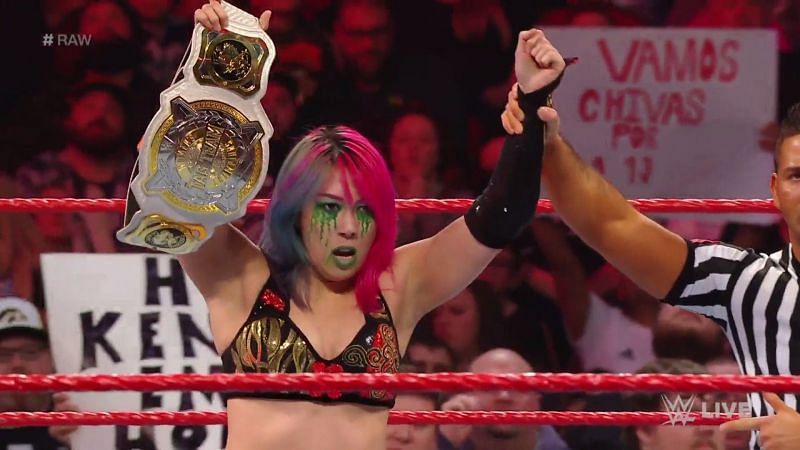 Asuka picked up an easy win