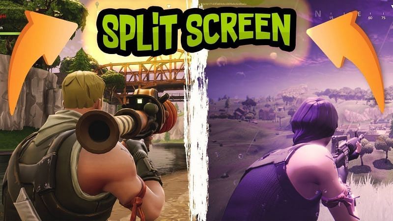 How to do 2 player split screen on Xbox Fortnite?