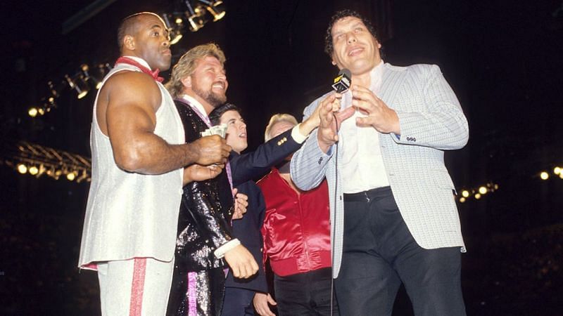 Bobby the Brain Heenan allowed Ted Dibiase to &#039;hire&#039; his client Andre the Giant to help get the WWE title from Hulk Hogan.