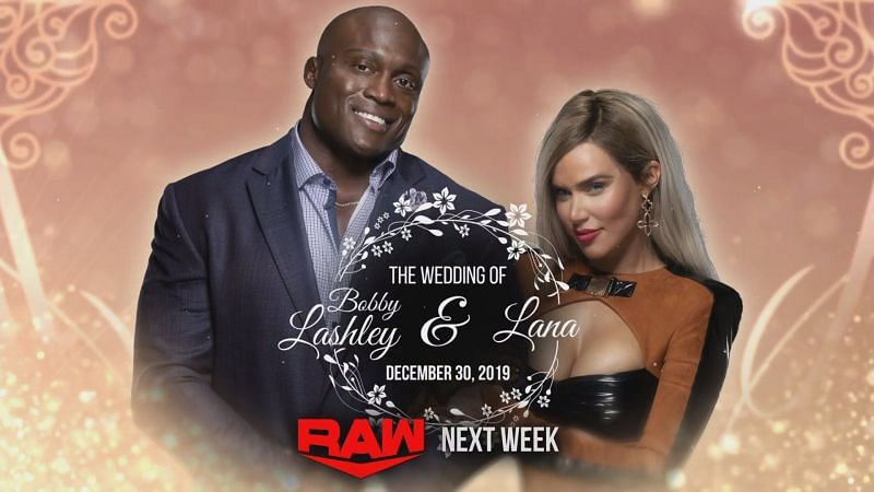 Lana and Bobby Lashley&#039;s wedding is all set to take place on next week&#039;s RAW