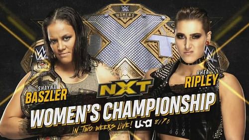 Shayna Baszler will defend her championship against Rhea Ripley
