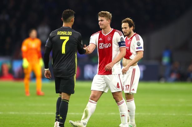 Matthijs de Ligt joined forces with Cristiano Ronaldo at Juventus