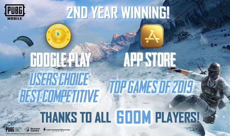 PUBG Mobile wins Best Competitive Game award