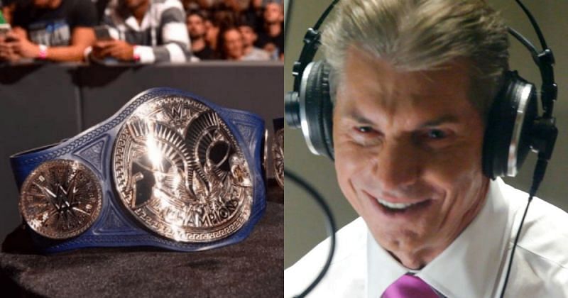 The SmackDown Tag Team titles/ Vince McMahon.