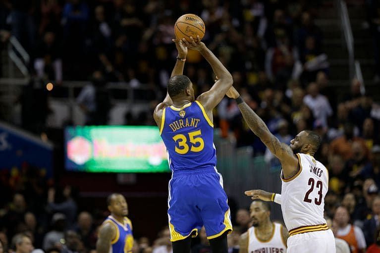 Durant connected with a memorable game-winner in Game 3 (Picture - Washington Post)
