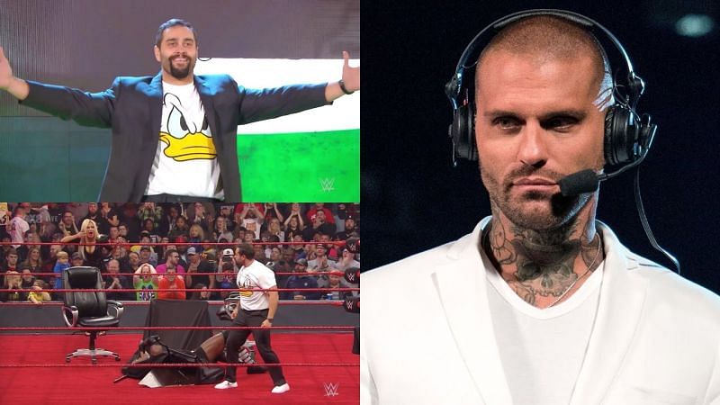 Corey Graves reacted in typical Corey fashion!