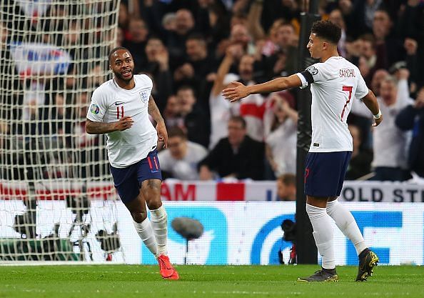 Raheem Sterling hit a hat-trick as England beat the Czech Republic in qualification