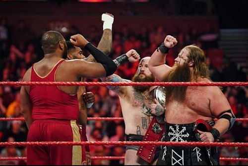 The Street Profits and the Viking Raiders have been allies over the past few weeks.