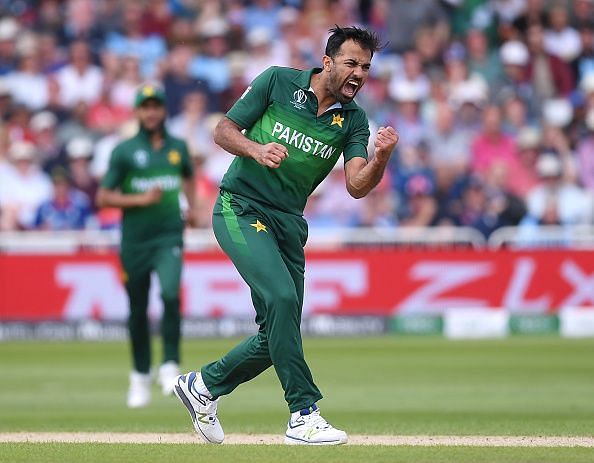 Wahab Riaz took 5 wickets in 3.4 overs