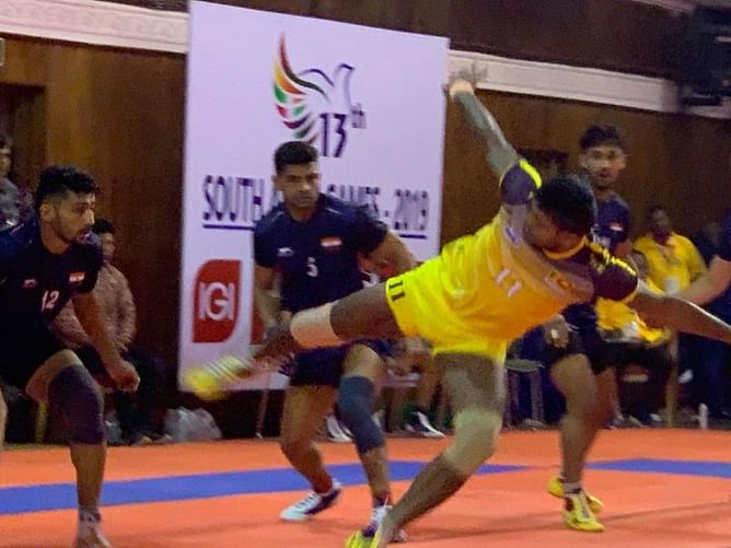 South Asian Games 2019: Indian men's kabaddi team triumphs 49-16 over Sri Lanka in their first match