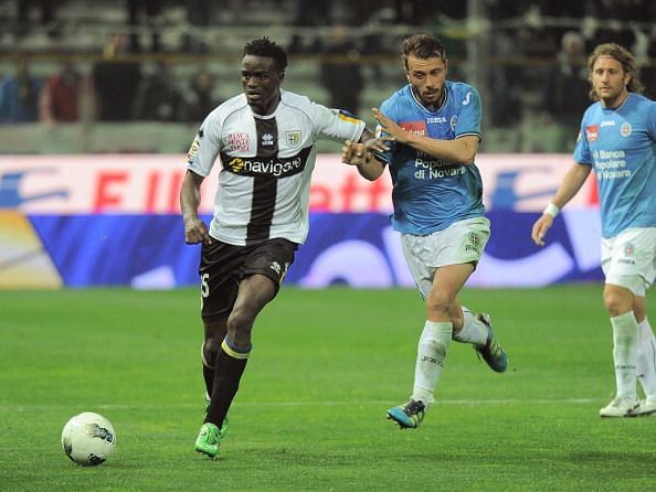 MacDonald Mariga in action for Parma in Serie A